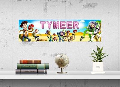 Toy Story - Personalized Poster with Your Name, Birthday Banner, Custom Wall Décor, Wall Art - image1